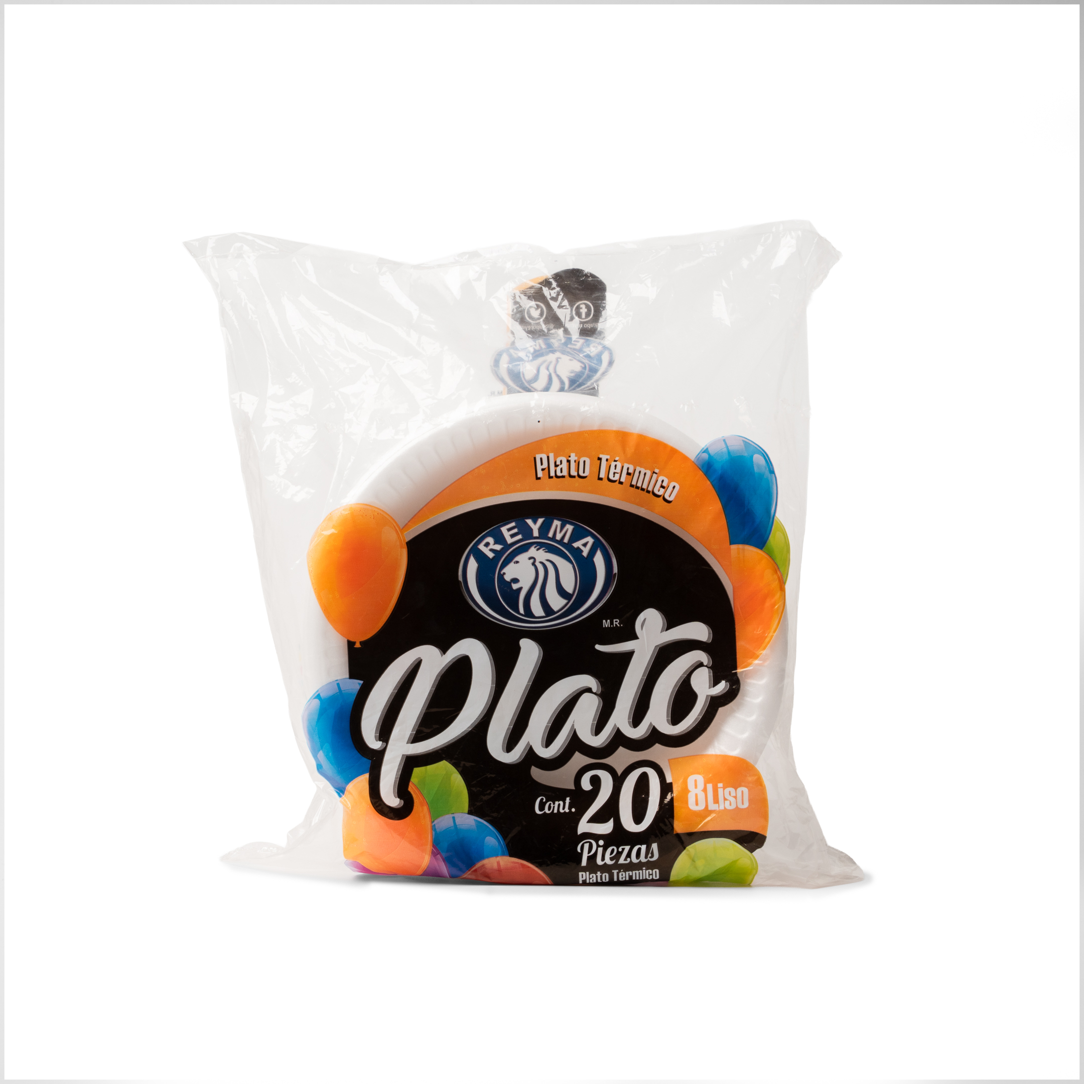 PLATO 8 LISO REYMA 500 PZ (25/20)