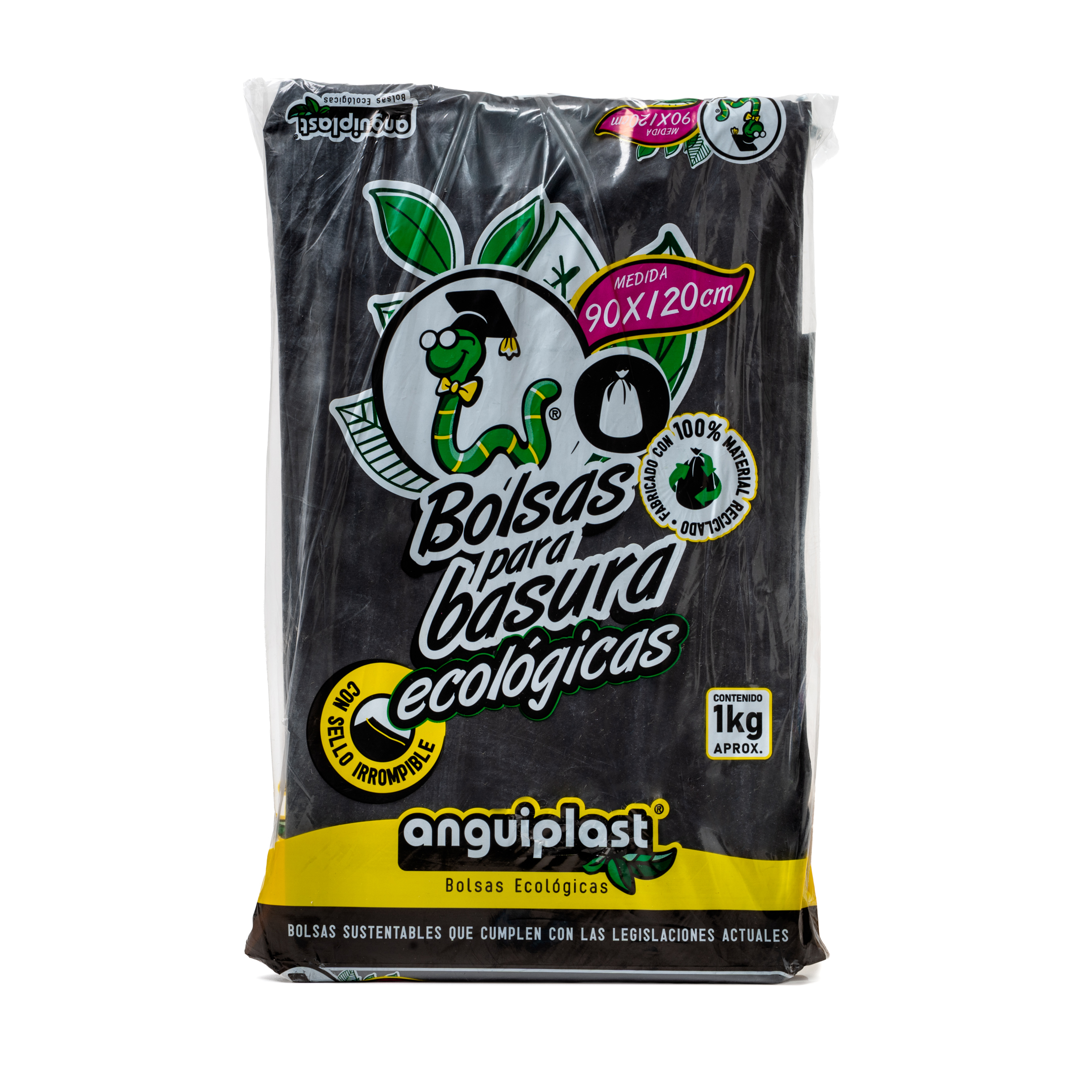 BOLSA KILEADA NEGRA 90X120 ANGUIANO