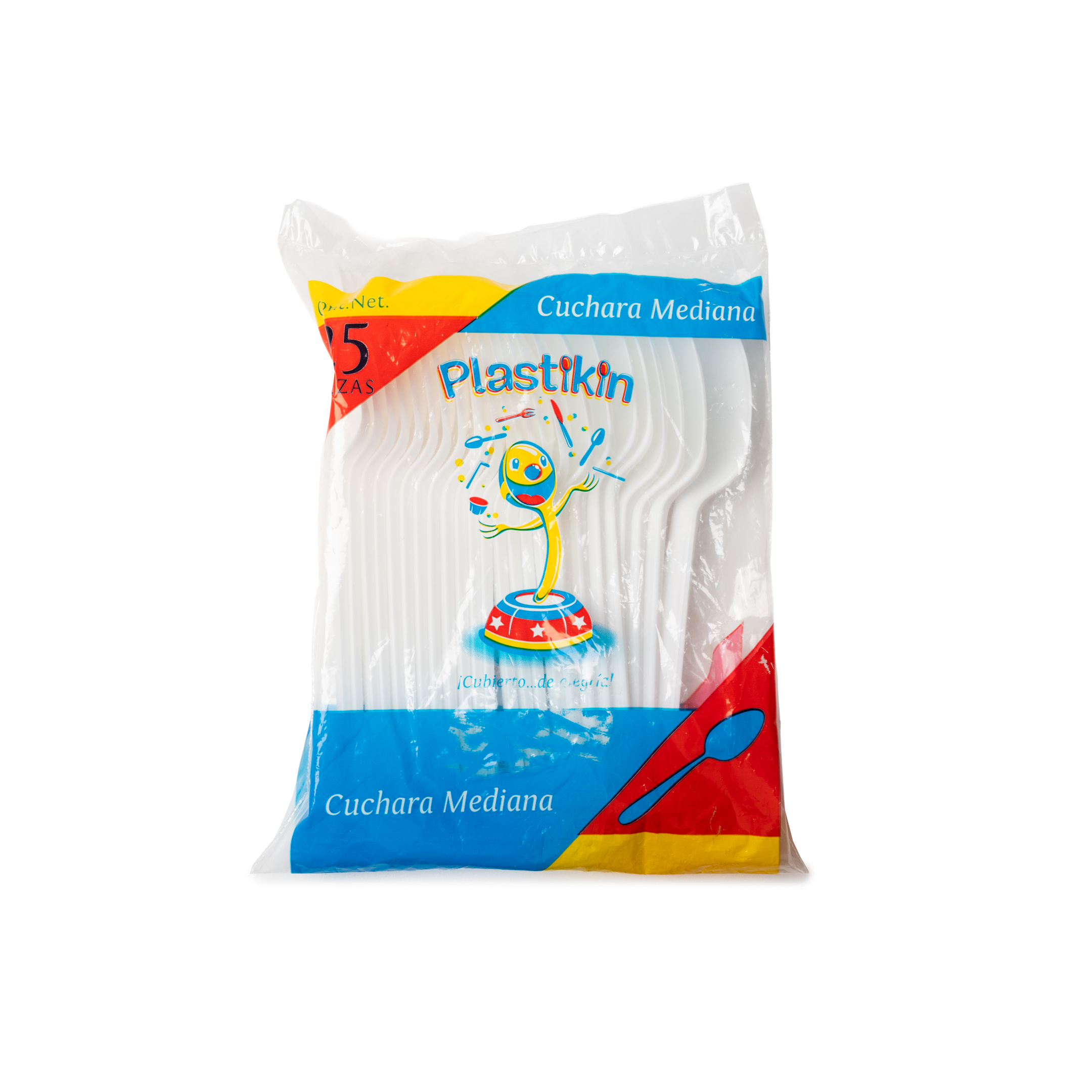 CUCHARA MEDIANA PLASTIKIN C/1000 PZA