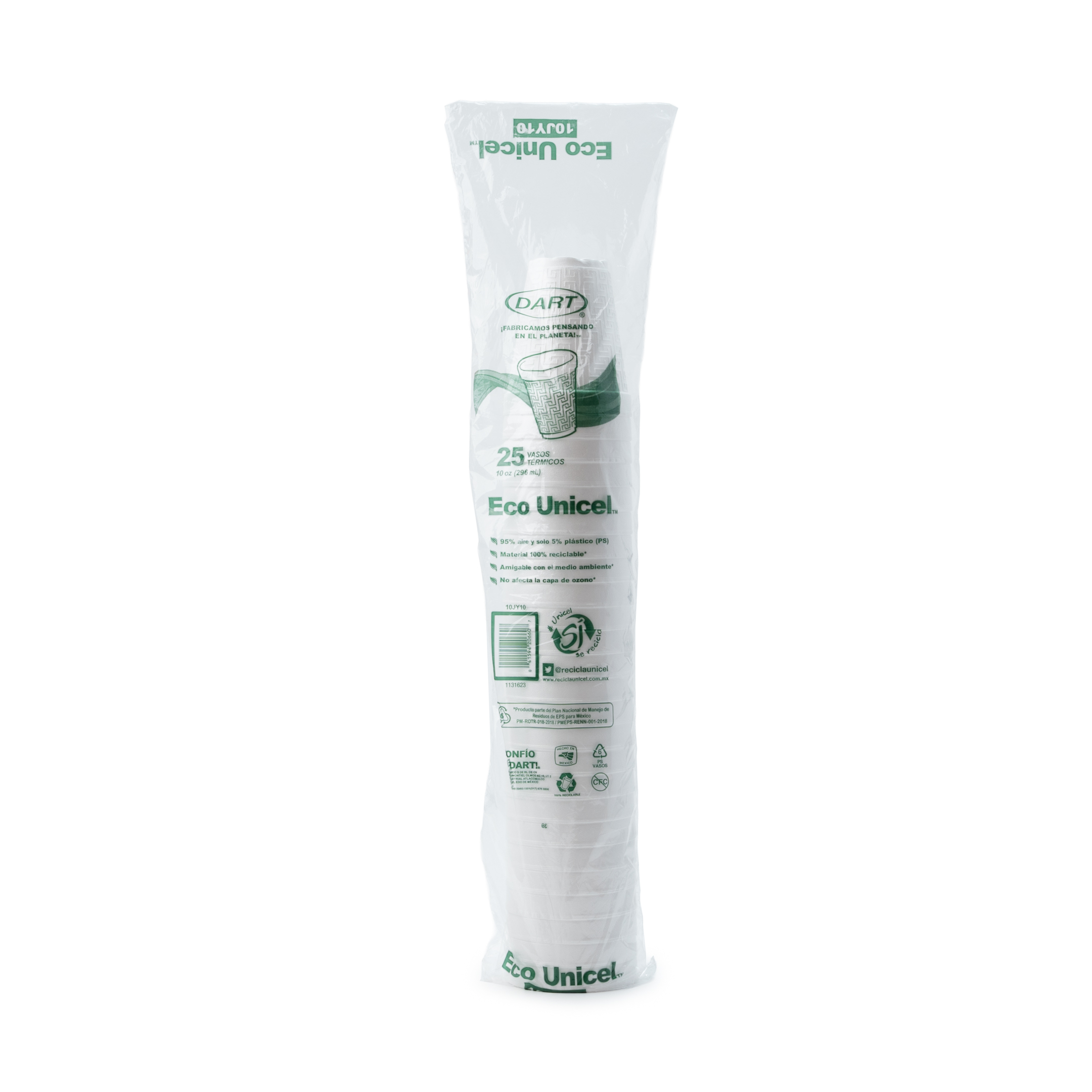 VASO DART # 10 C/1000 (40/25)
