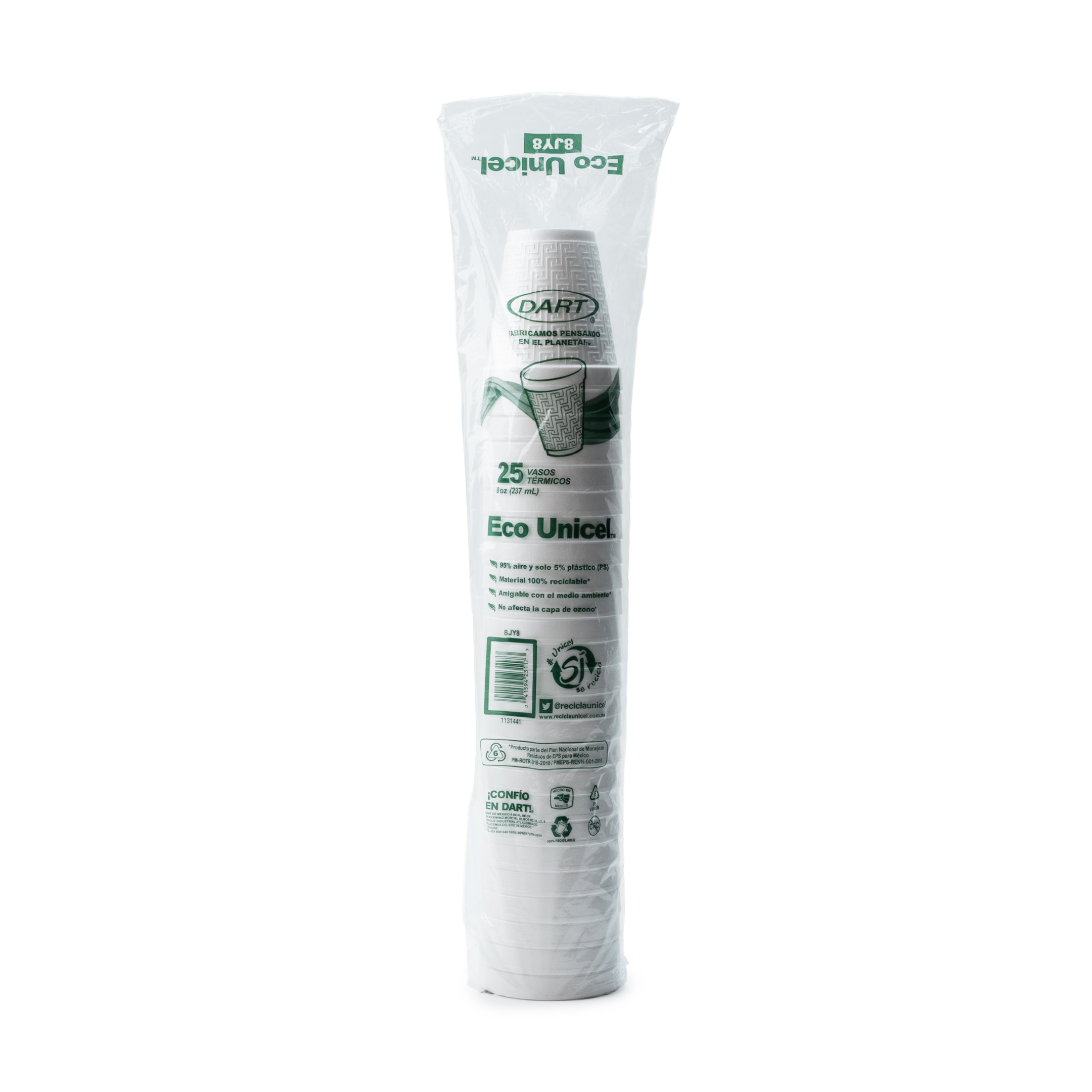 VASO DART # 8 C/1000 (40/25)