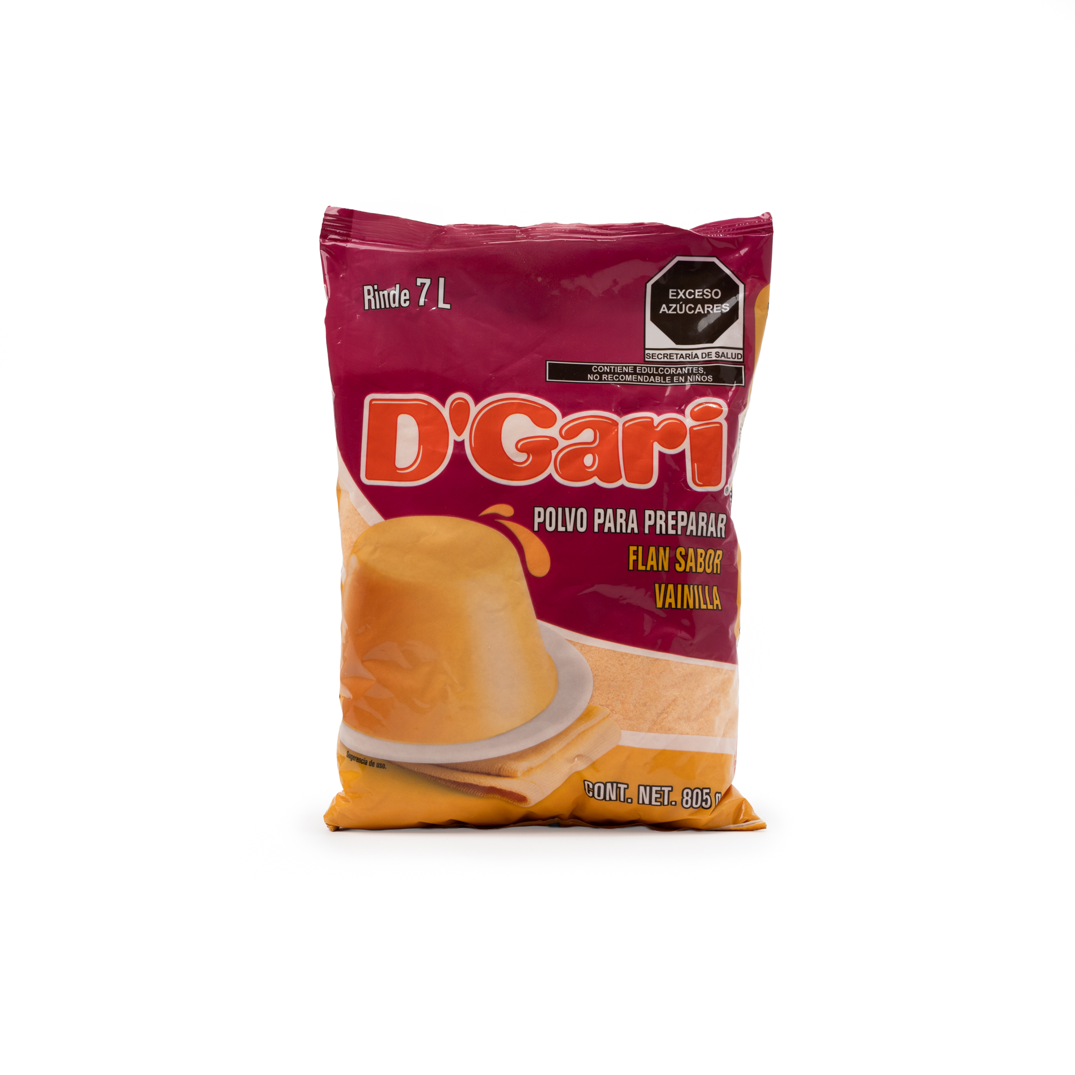 FLAN DGARI VAINILLA 805 GR C/10