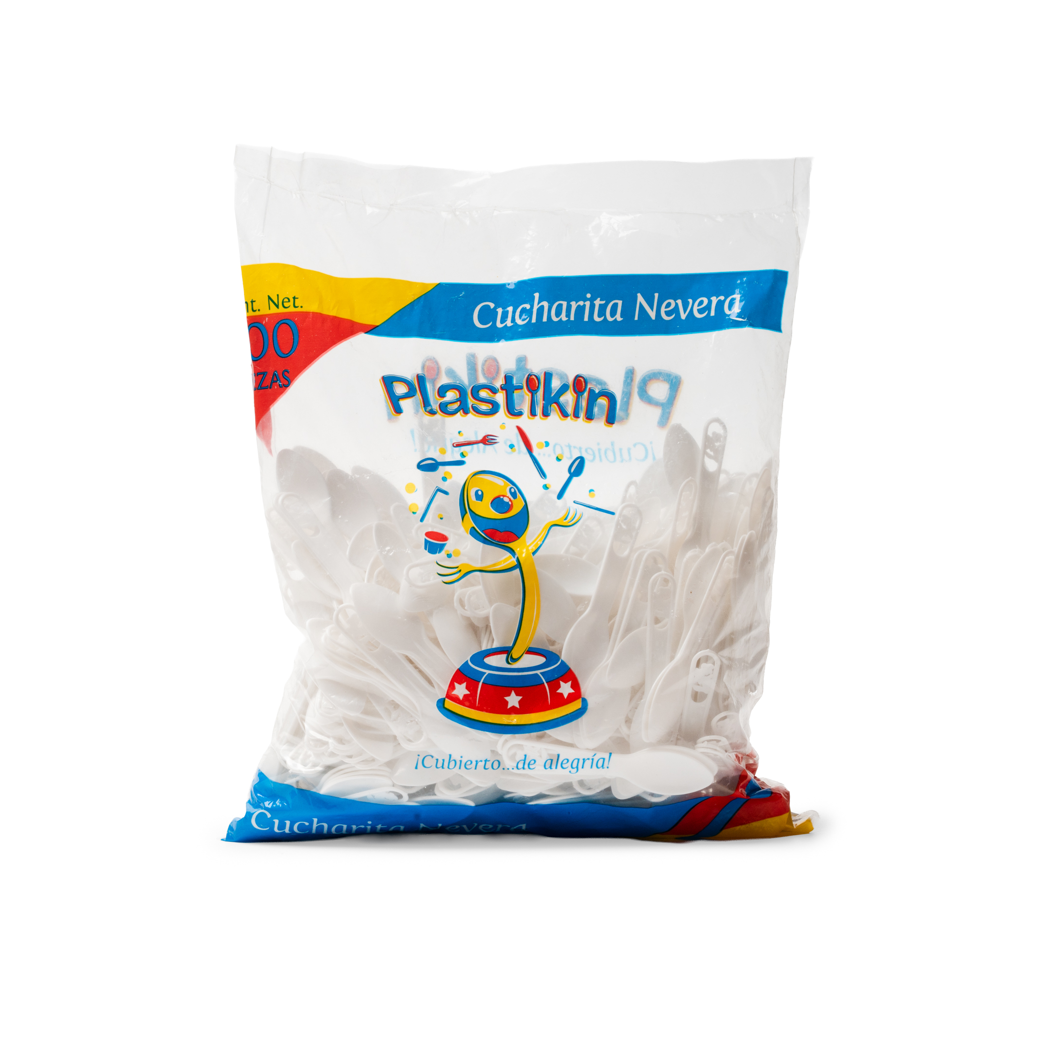 CUCHARA NEVERA PLASTIKIN BLANCA C/3000 PZA