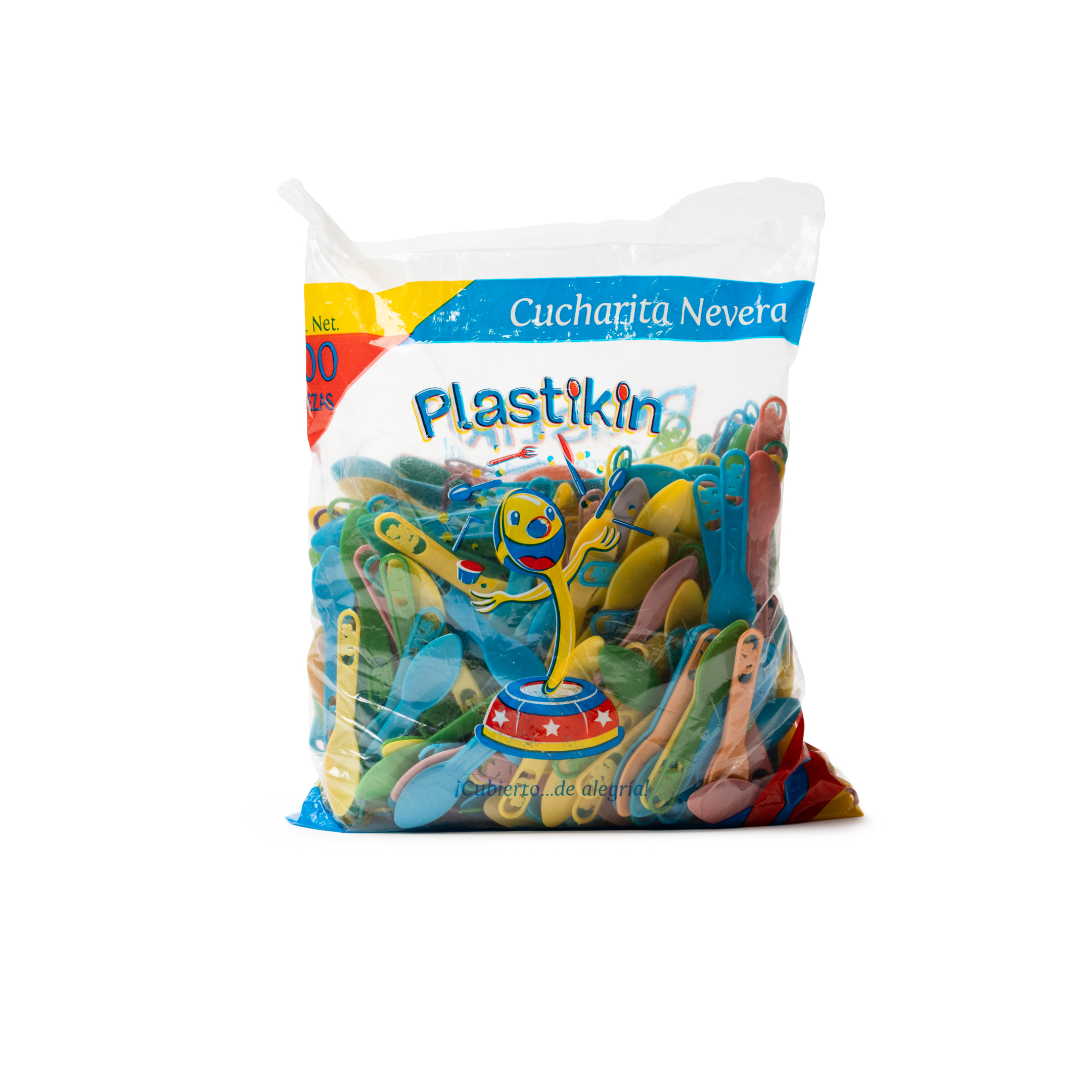 CUCHARA NEVERA PLASTIKIN COLOR C/3000 PZA
